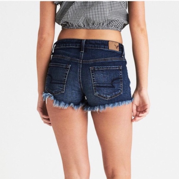 american eagle vintage high rise festival shorts